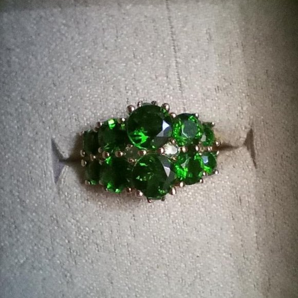 Beautiful chrome diopside ring - Picture 11 of 12